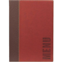 Contacto Speisekartenmappe A4, rot-20
