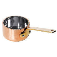 Contacto Stielkasserolle, flach, aus Kupfer 0,05 l