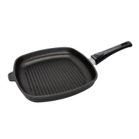 SARO Eurolux Premium Grillpfanne 28 x 28 cm, abnehmbarer Griff