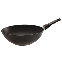 SARO Eurolux Premium Wok Squeezed Ø 30 cm, abnehmbarer Griff