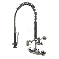 Echtermann SMART CLEAN Geschirrspülbrause Wand-Zweigriffmischbatterie, Ausführung 300mm