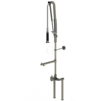 Echtermann TOP CLEAN Geschirrspülbrause mit Einhebelmischer und Schwenkauslauf A=220 mm, 800mm