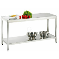 Edelstahl Arbeitstisch mit Grundboden Serie Variabel-20