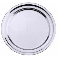 Contacto Bratenplatte, rund, poliert, 210 mm
