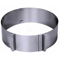 Contacto Tortenring, verstellbar, 6 cm hoch