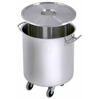 Contacto Abfallbehälter mit Rollen, 50 l