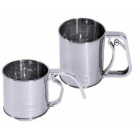 Contacto Einhand-Drücksieb, 3 Siebebenen, 0,5 l