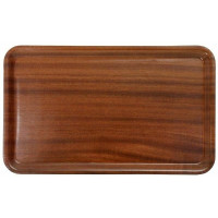 Contacto Holztablett GN 1/1, rechteckig, mahagoni