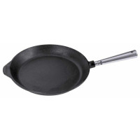 Contacto Eisenguss-Bratpfanne, flach, 340 mm
