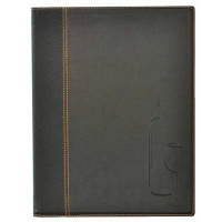 Contacto Weinkarte, schwarz, A4