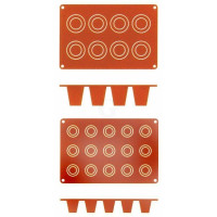 Contacto Silikon-Backmatte, Dariol, 15 Formen