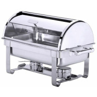 Contacto Roll-Top Chafing Dish, hochglänzend, 2 Behälter