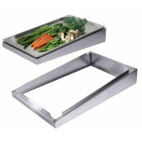 Contacto Edelstahlrahmen für GN