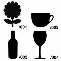 Contacto Motiv-Wandtafel Flasche