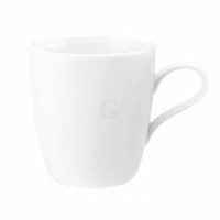 Seltmann Weiden COUP Fine Dining Fashion Becher mit Henkel 0,28 Liter M5389, weiß 