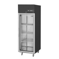 Tiefkühlschrank STAR BLACK BR650 GN 2/1 mit Glastür