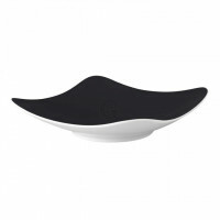 Seltmann Weiden COUP Fine Dining Fashion Coupschale eckig 22x22 cm M5384, schwarz 