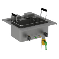 EKU Thermik Integral Einbau Elektro Jumbo-Fritteuse D-J-FRE-15