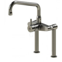 Echtermann Zweiloch-Einhebel-Mischbatterie 1/2 Zoll mit HU-Auslauf, A= 260 mm, H=310 mm