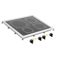 EKU Thermik Integral Einbau-Ceranfelder 4-Felder-Cerankocher D-C-700-4