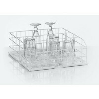 Winterhalter Gläserkorb Drahtgitter Größe S 3 Reihen