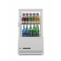 Hendi Aufsatz-Kühlvitrine 58 Liter, schwarz, 2 / 6 ˚C, 230 V /0,17 kW, R600a, 452 x 406 x (H) 816 mm