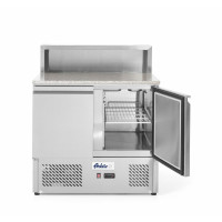 Hendi Pizzatisch, zweitürig 300 L, -2 / 8 ˚C, 230 V / 0,31 kW, R600a, 900 x 700 x (H) 1100 mm