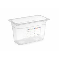 Hendi HACCP Aufbewahrungsbehälter GN 1/3, 4 L, Transparent, 325 x 176 x (H) 100 mm