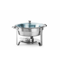 Hendi Chafing Dish - rund, Kitchen Line, 3,5 L, ø 390 x (H) 270 mm