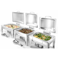 Hendi Chafing Dish GN 1/2, Satiniert, Profi Line, 4 L, 365 x 370 x (H) 280 mm