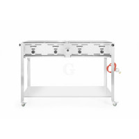 Hendi Grill-Master Quattro, 22 kW, 1330 x 600 x (H) 920 mm