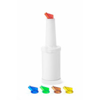 Hendi Aufbewahrungsflaschen, 0,8 L, Rot, ø 90 x (H) 300 mm