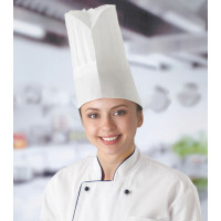 Hendi Kochhaube - 10 Stk, Weiß, ø600x(H)230mm