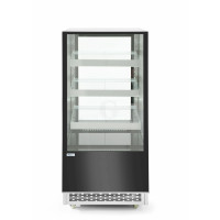 Hendi Kühlvitrine mit 3 geneigten Regalen, 650 L, 2 / 6 ˚C, 230 V / 0,49 kW, R290, 1200 x 805 x (H) 1445 mm