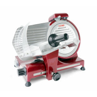 Hendi Aufschnittmaschine Profi Line 250 rote Sonderedition, 230 V / 0,32 kW, 485 x 420 x (H) 395 mm