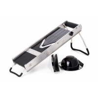 Hendi Gemüseschneider, V-Typ mit Doppelklinge, Schwarz, 530 x 165 x (H) 203 mm