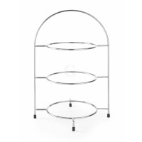 Hendi Teller-Etagere, geeignet für Teller bis max, Ø 275 mm, 290 x 290 x (H) 440 mm