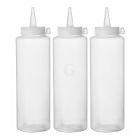 Hendi Spenderflaschen, 3er Set, 0,7 L, Transparent