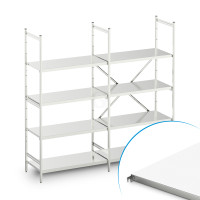 HUPFER Norm 5 Regal 2075 × 400 × 1800 mm GS/CNS - Abbildung ähnlich!