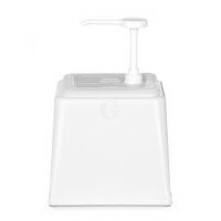 Hendi Pump-Soßenspender, weiß