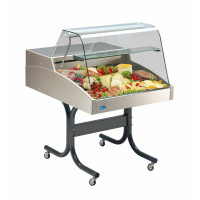 KBS Mehrzweckvitrine Super 1500 mit geradem Glasaufbau