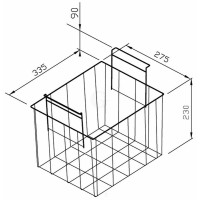 KBS Korb Serie Snow nur mit Quersteg