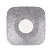 Seltmann Weiden COUP Fine Dining Fashion Kombi-Untere eckig groß 16x16 cm M5387, grau 