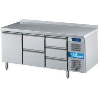 Cool Compact Kühltisch Flügeltür, 2 x 1/2 und 3 x 1/3 GN Ausstellungsstück