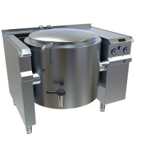 MKN Optima 850 Dampf-Kipp Schnellkochkessel 100 L Handkippung