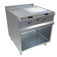 MKN Optima 850 Elektro Griddleplatte 800 halb geriffelt FlexPower mit OPTIMA Control