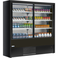 NordCap Cool-Line Wandkühlregal OLIMPO 200 mit Schiebetüren