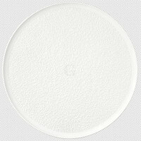 Seltmann Weiden NORI Platte rund 37,5 cm Vollrelief, Bisquit weiß