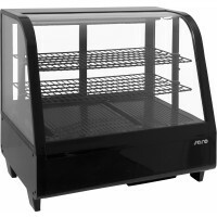 SARO Kühlvitrine, 100 Liter Modell KATRIN schwarz