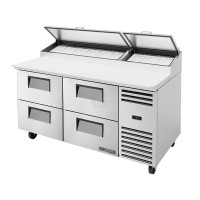 TRUE Pizzatisch / Zubereitungstisch TPP AT 67D 4 HC